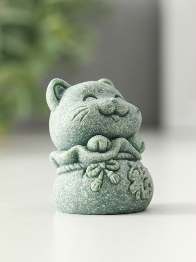 Набор фигурок песчаник «Манэки-нэко», 4 шт., 4.3×4×5.5 см