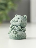 Сувенир песчаник "Манэки-нэко" набор 4 шт 4,3х4х5,5 см - фото 809309878