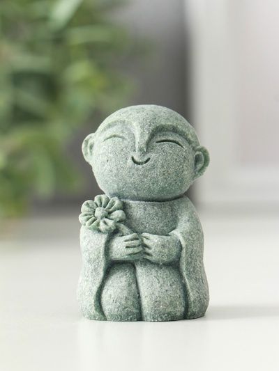 Набор фигурок песчаник «Буддийские монахи», 3 шт., 3.2×3.5×6.2 см