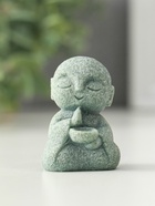 Сувенир песчаник "Маленький монах с чётками - священные писания" 3,3х4х7 см (комплект 2 шт) - фото 60173768