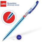 Ручка шариковая Cello Slimo, узел 1.0 мм, чернила синие, корпус синий - Фото 2
