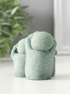 Сувенир песчаник "Статуя Дзидзо - не вижу, не слышу, не скажу" 5,8х7х7 см - фото 809309943