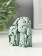 Сувенир песчаник "Статуя Дзидзо - не вижу, не слышу, не скажу" 5,8х7х7 см - фото 809309944