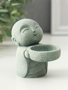 Подсвечник на 1 свечу песчаник «Маленький монах», d=4 см, 6×9×8.5 см - Фото 2