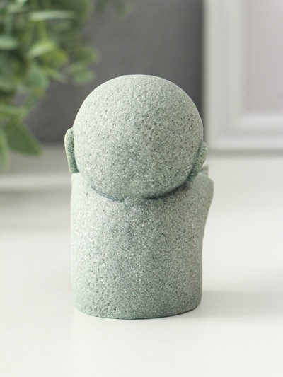 Подсвечник на 1 свечу песчаник «Маленький монах», d=4 см, 6×9×8.5 см