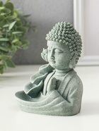 Подставка для благовоний «Будда и фонтан с лотосом», песчаник, стелющийся дым, 7×10.5×13 см - Фото 9