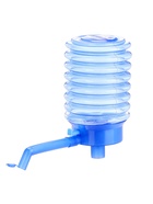 Помпа для воды, механическая, прозрачная, под бутыль от 11 до 19 л, голубая - Фото 2