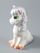 УЦЕНКА Копилка «Лошадка веселая» белая высота 27 см - Фото 11