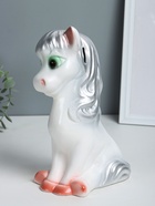 УЦЕНКА Копилка «Лошадка веселая» белая высота 27 см - Фото 3