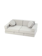 Мягкий диван-конструктор, 11 деталей, серый - Фото 4