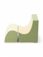 Мягкое кресло "Куб", цвет зеленый-молочный КИ-540Ц - фото 60871236