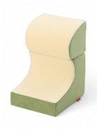 Мягкое кресло "Куб", цвет зеленый-молочный КИ-540Ц - фото 60871238