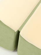 Мягкое кресло "Куб", цвет зеленый-молочный КИ-540Ц - фото 60871240