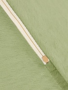 Мягкое кресло «Куб», зеленый-молочный - фото 120406052