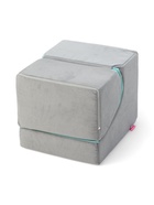 Мягкое кресло «Куб», серый-мятный - Фото 5