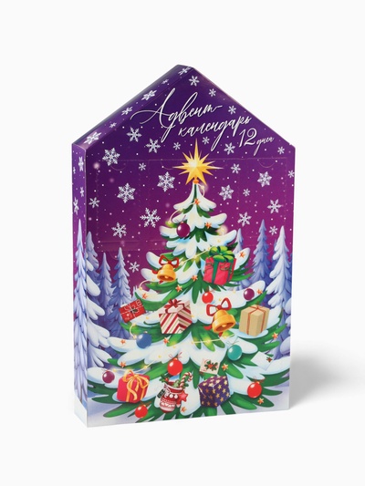 Адвент-календарь новогодний на 12 дней, сладкий подарок «Новый год»