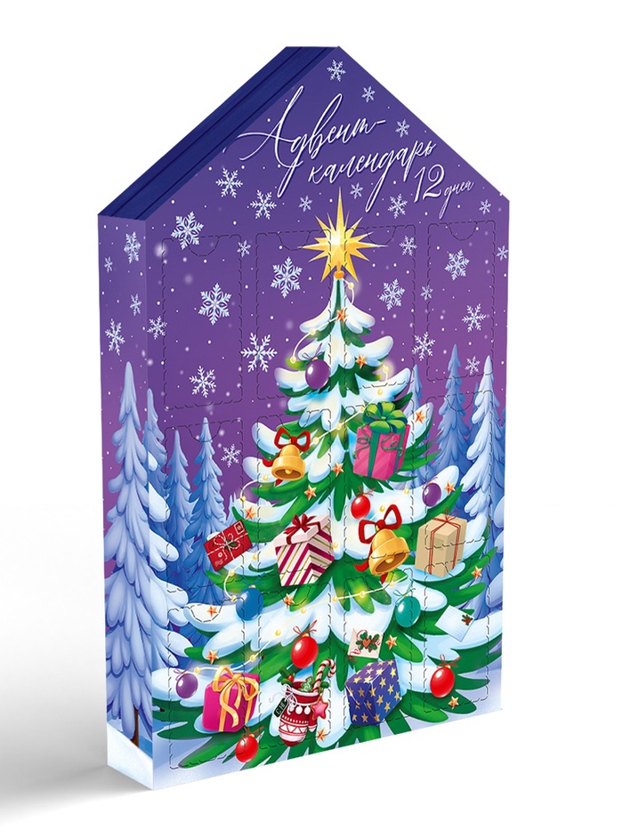 Детский адвент-календарь на 12 дней "Ёлочка" - фото 119073817