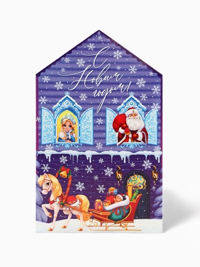 Адвент-календарь новогодний на 12 дней, сладкий подарок «Новый год»