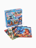 Пазлы 4 в 1 с дополненной реальностью, 35, 48, 54, 70 деталей, Стич - Фото 6