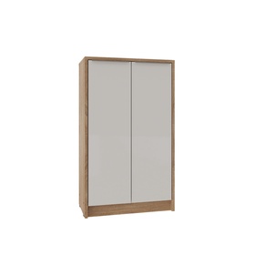 УЦЕНКА Тумба для обуви Нордик, 535×300×900, Дуб сонома светлый/Белая Аляска 10956231