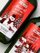 Подарочный набор новогодний: гель для душа, пена для ванны и мочалка, URAL LAB - фото 59850165