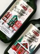 Подарочный набор новогодний: гель для душа, пена для ванны и мочалка, URAL LAB - фото 59850179