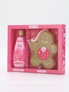 Подарочный набор новогодний: гель для душа и мочалка для тела, аромат ягодный коктейль, URAL LAB - фото 119423929