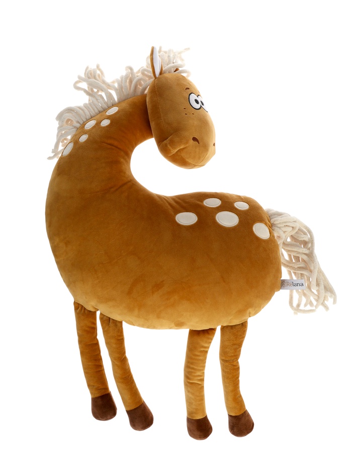 Мягкая игрушка - подушка «Конь Даниэль», рыжий, 40 см - Фото 1