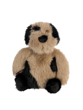 Мягкая игрушка «Собака» чёрно-коричневая, 22 см