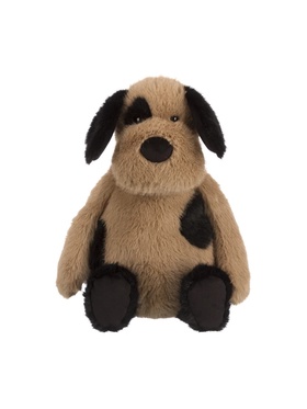 Мягкая игрушка «Собака» чёрно-коричневая, 22 см