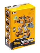 УЦЕНКА Робот-трансформер «Стройбот» 5в1, собирается из 5 машинок, подвижные детали 10956276