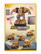 УЦЕНКА Робот-трансформер «Стройбот» 5в1, собирается из 5 машинок, подвижные детали 10956276