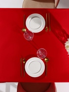 Скатерть «Доляна», однотонная, 140×260 см, красная, 140 г/м², 100% п/э - Фото 3