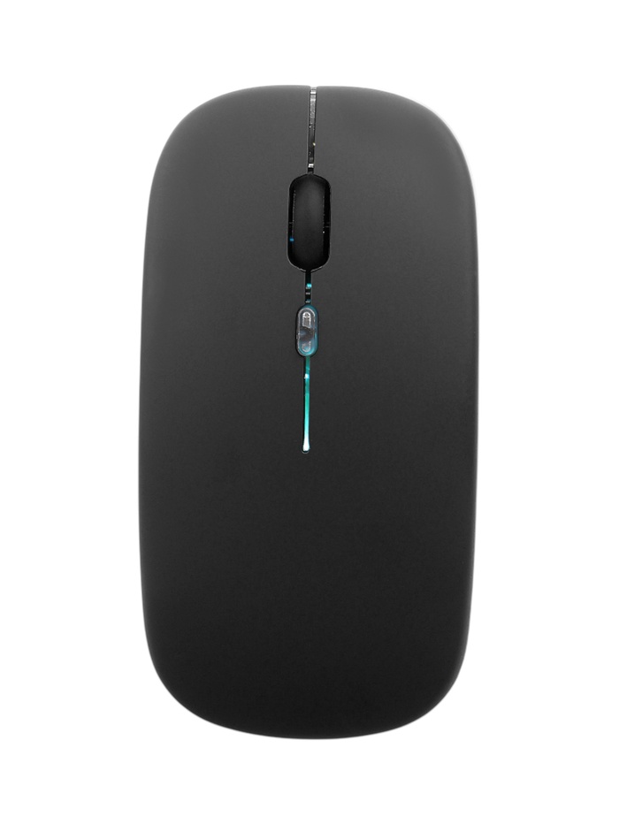 Мышь MB-2.4 беспроводная, оптическая, с подсветкой, 800-1600 dpi, USB, Bluetooth, чёрная - фото 51892825