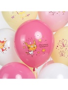 Воздушные шары латексные 12" «Три Кота, Принцессы», 25 шт., МИКС - Фото 3