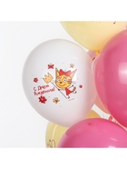 Воздушные шары латексные 12" «Три Кота, Принцессы», 25 шт., МИКС - Фото 4