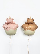 Воздушный шар фольгированный 29" «Кексик с медвежонком» 10942571