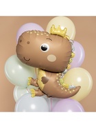 Воздушный шар фольгированный 31" «Динозаврик в короне» 10942575