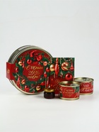 Подарочный набор новогодний «С Новым 2026 годом» в железной банке: чай, монпансье, варенье, открытка - Фото 2