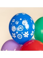 Воздушные шары латексные 12" «Котенок Котэ, С Днем Рождения», 25 шт., МИКС - Фото 4