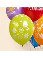 Воздушные шары латексные 12" «Котенок Котэ, С Днем Рождения», 25 шт., МИКС - Фото 7