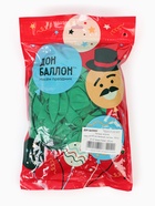 Воздушные шары латексные 12" «Зеленый», 100 шт. - Фото 3