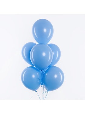 Воздушные шары латексные 12" «Голубые», 100 шт.