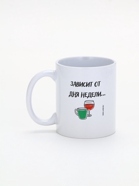 Кружка чайная керамическая «Может быть чай», 320 мл