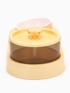 Фонтан для животных с миской «Пижон», 34×17.5×11.5 см, бежевый - Фото 4