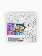 Картина по номерам «Новогодняя лошадка», 15×15 см 10892895