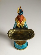 Фигура-подставка для мелочей «Лошадь с подносом», полистоун, 33×20×14 см - Фото 5