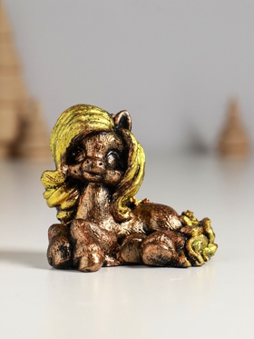 Фигурка полистоун «Лошадь лежащая», 9×6×5 см