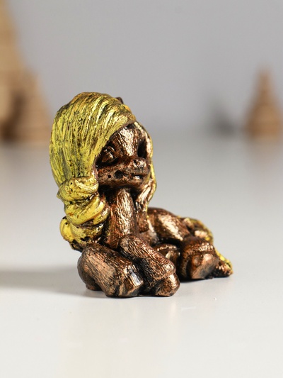 Фигурка полистоун «Лошадь лежащая», 9×6×5 см