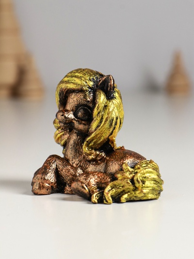 Фигурка полистоун «Лошадь лежащая», 9×6×5 см